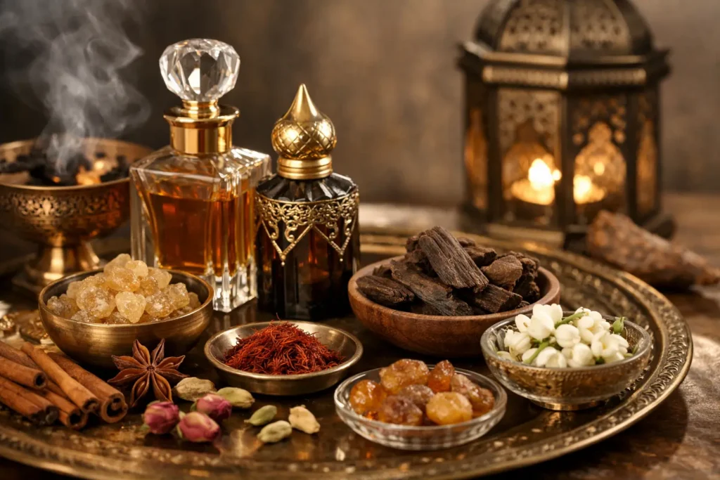 Notas olfativas da perfumaria árabe