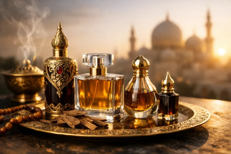Tendências de perfumes árabes para 2026 em alta