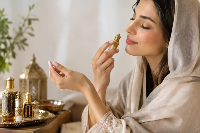 Como usar óleo perfumado árabe com elegância