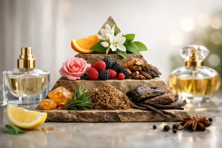 Guia para entender a pirâmide olfativa nos perfumes