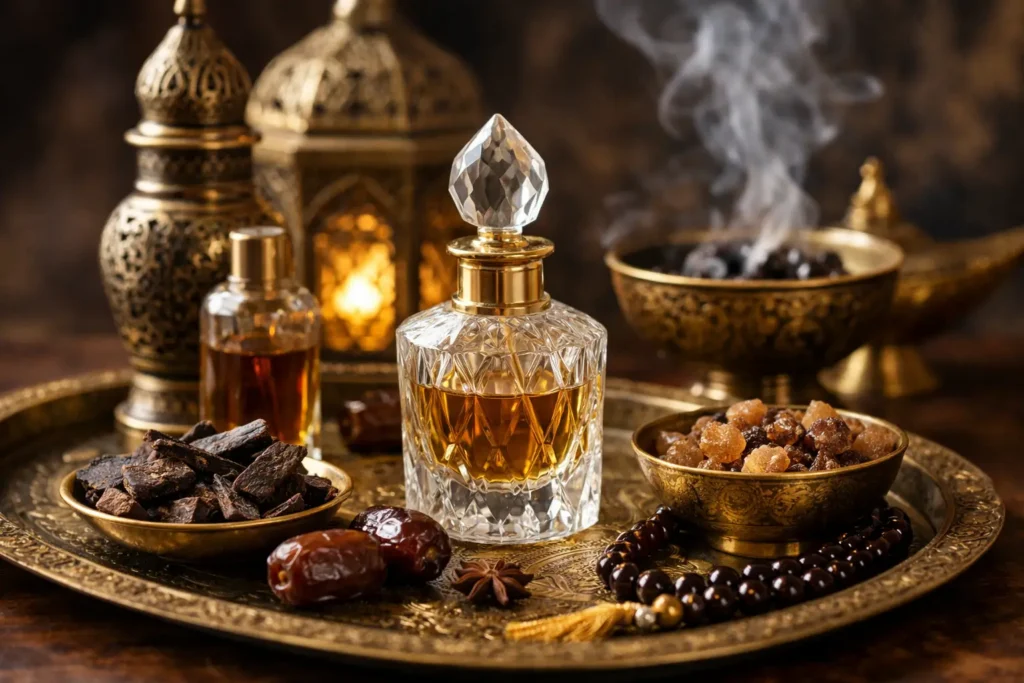 Quais aromas árabes têm cheiro luxuoso?