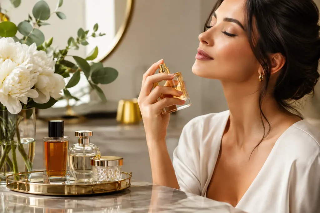 Rituais de Perfume de Luxo com Presença