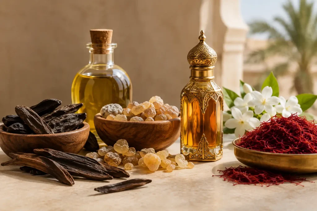 Guia de matérias-primas árabes para perfumes